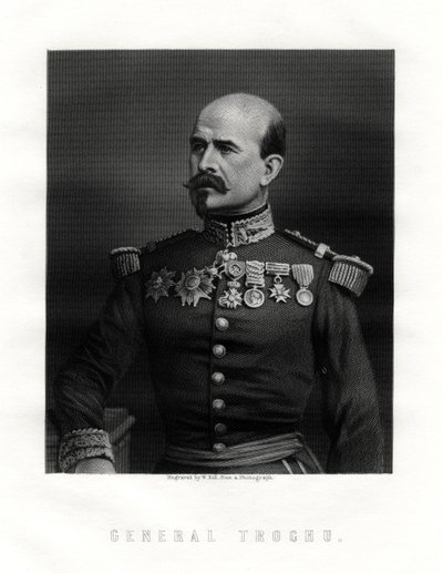 Louis Jules Trochu, Franse militaire leider en politicus, 19e eeuw door W. Holl
