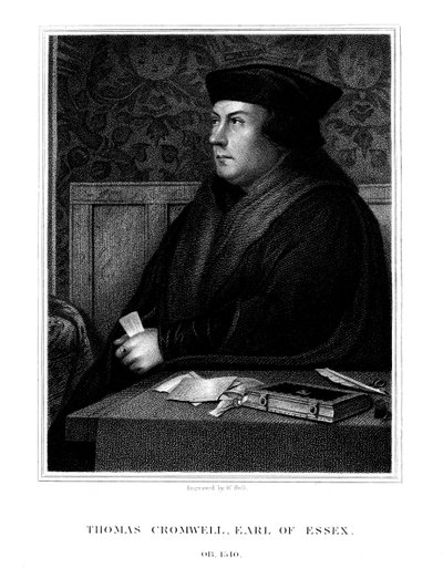 Thomas Cromwell, 1e Graaf van Essex, Engelse staatsman, 1823 door W. Holl