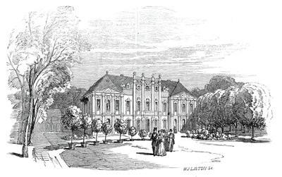 Paleis van Tenneburg - uit de tekening van Zijne Koninklijke Hoogheid Prins Albert door W. J. Linton