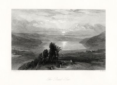 De Dode Zee, 19e eeuw door W. Miller