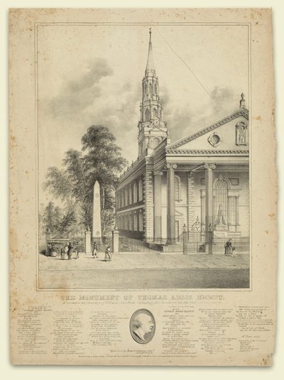 Het monument van Thomas Addis Emmet door W. R. Browne