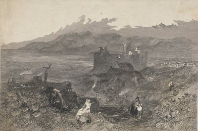 Harlech Castle, Noord-Wales door W. R. Smith
