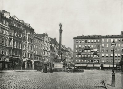 De Karolinenplatz, München, Duitsland, 1895 door W and S Ltd