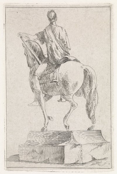 Ruiterstandbeeld door W. van Tuyll