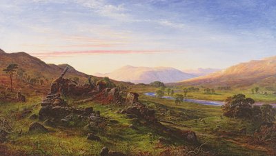 De Braes van Balquidder, 1860 door Waller Hugh Paton