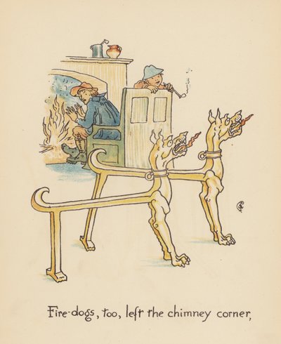 Illustratie voor Legends for Lionel door Walter Crane door Walter (after) Crane