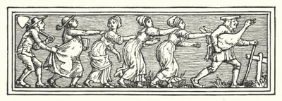 De Gouden Gans (gravure) door Walter (after) Crane