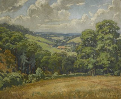Devon Scene, Dichtbij Widdecombe Moor, ca. 1949 door Walter Ashworth