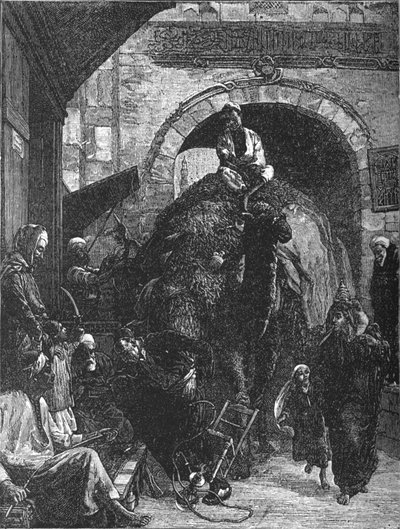 Een smalle weg in Caïro, ca. 1882 door Walter Charles Horsley