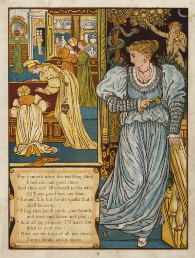 Blauwbaard door Walter Crane