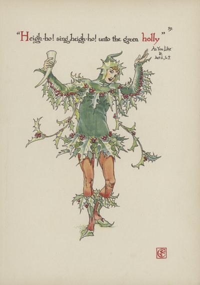 Bloemen uit Shakespeares tuin door Walter Crane