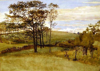 Laat Zomerlandschap door Walter Crane