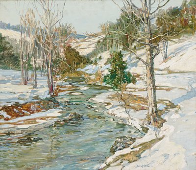 Naderende lente door Walter Elmer Schofield