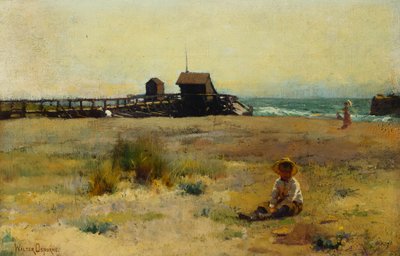 Jongen op een Strand, 1884 door Walter Frederick Osborne