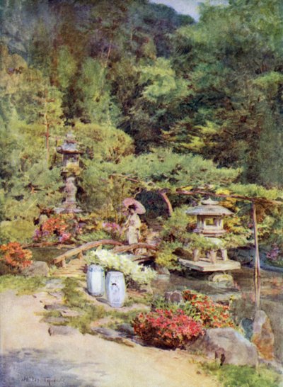 Een Klassiek Tuinontwerp, Kyoto door Walter Frederick Roofe Tyndale