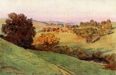 Bathford, nabij Bath door Walter Frederick Roofe Tyndale