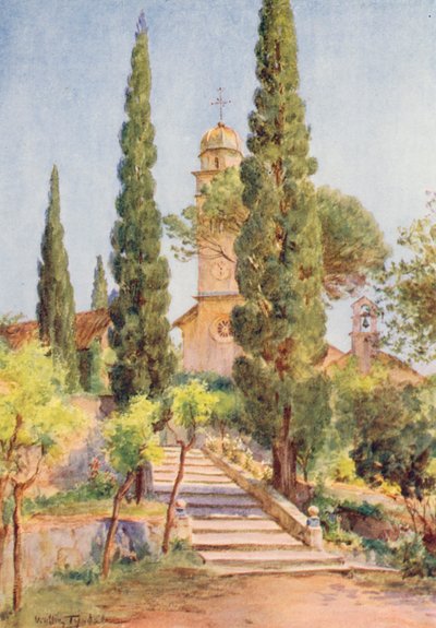 Het Klooster bij Savina door Walter Frederick Roofe Tyndale