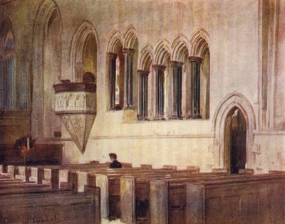 Het New Forest: Beaulieu-kerk, voorheen de refter van Beaulieu Abbey door Walter Frederick Roofe Tyndale