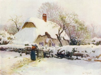 Het Nieuwe Woud: Cottage bij Beaulieu Rails, bij East Boldre door Walter Frederick Roofe Tyndale