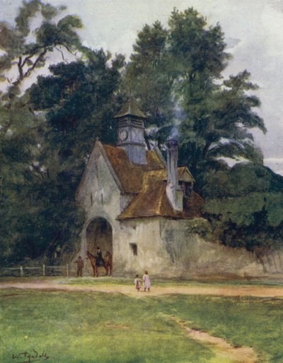 Het Nieuwe Bos: De Poort, Beaulieu Paleis door Walter Frederick Roofe Tyndale