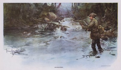 Onveroverd: visscène door Walter Granville Smith