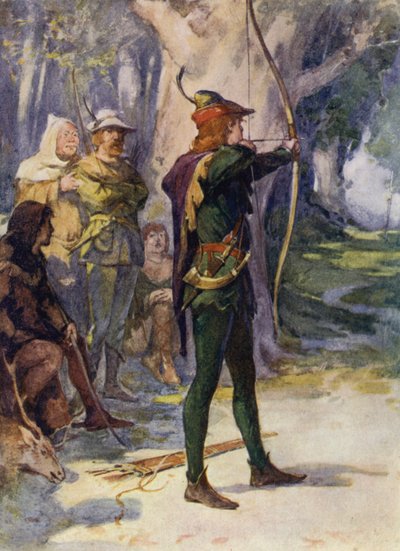 Illustratie voor Ivanhoe door Sir Walter Scott door Walter Grieve