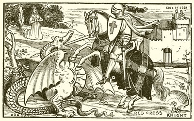 De Rode Kruis Ridder door Walter Jenks Morgan