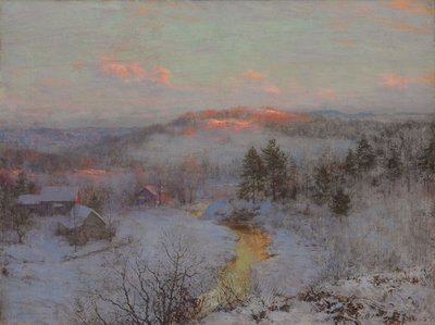 Afnemende winter door Walter Launt Palmer