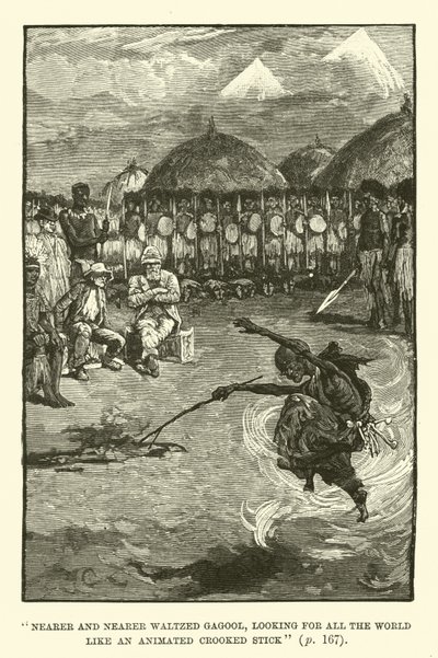 Illustratie voor King Solomons Mines door H. Rider Haggard door Walter Paget
