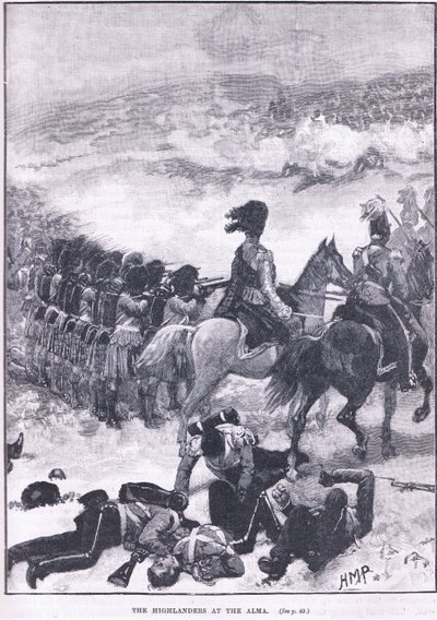 De Hooglanders bij Alma 1854 AD door Walter Paget