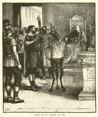 Proces van Sint Albanus door Walter Paget
