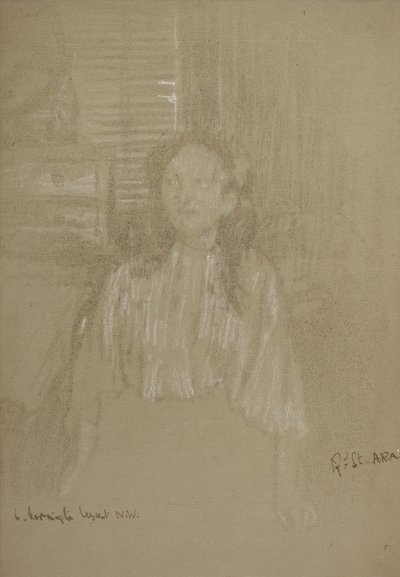 6 Mornington Crescent N.W. door Walter Richard Sickert