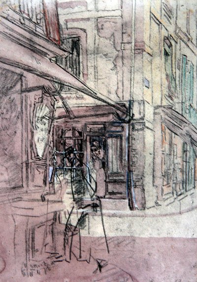 Een Winkel in Dieppe, c.1907 door Walter Richard Sickert