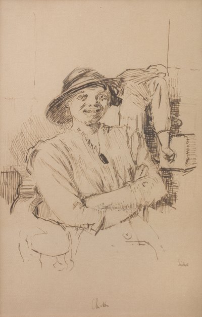Kip, ca. 1914 (Potlood, pen en sepia-inkt op papier) door Walter Richard Sickert