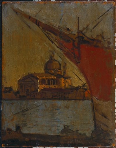 Il Redentore, vanaf de Zattere, Venetië, c.1895-96 door Walter Richard Sickert