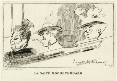 La Gaite Rochechouart door Walter Richard Sickert