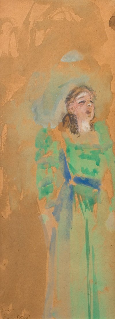 Zanger in het Old Bedford door Walter Richard Sickert