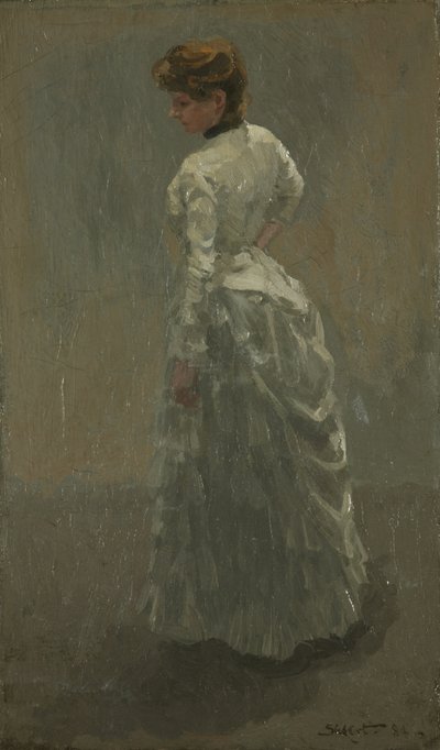 De grijze jurk door Walter Richard Sickert