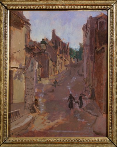De heuvel in Neuville, c.1890-95 door Walter Richard Sickert