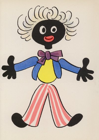 Figuren uit kinderboeken: Golliwog door Walter Trier