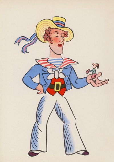 Figuren uit kinderboeken: Gulliver door Walter Trier