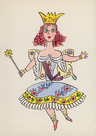Figuren uit kinderboeken: De Feeënkoningin door Walter Trier