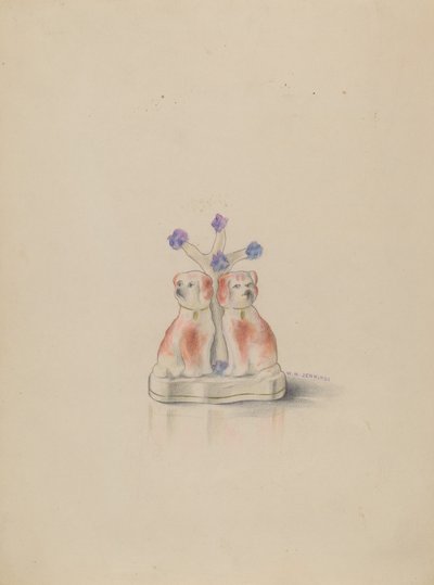 Porseleinen Honden door Walter W. Jennings