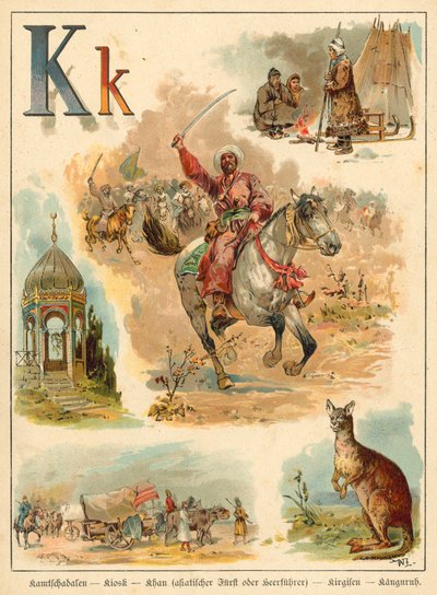 Letter K door Walter Zweigle