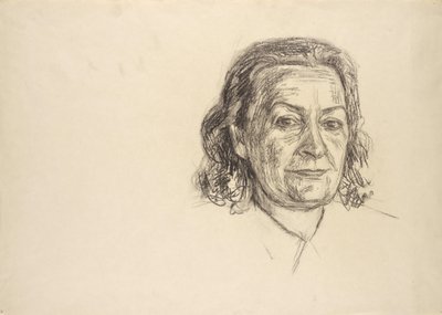 Portret van Adele Lijst door Walther Gamerith