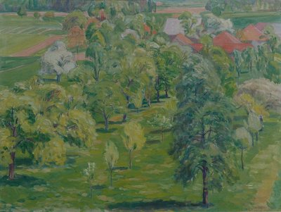 Lente aan de Attersee door Walther Gamerith