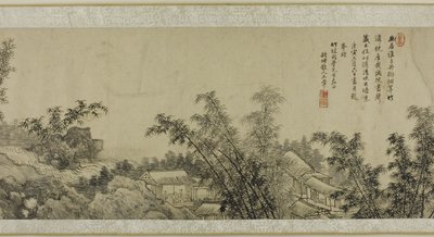 De Bamboehelling door Wang Hui