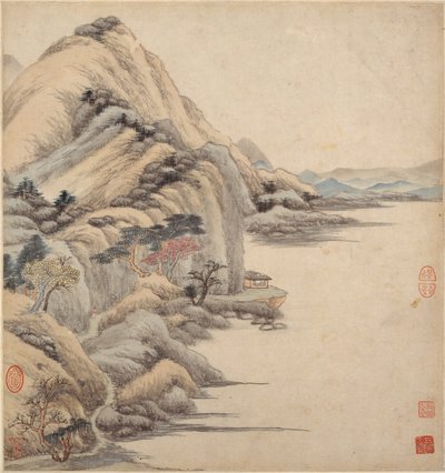 Landschappen in de stijlen van oude meesters door Wang Jian