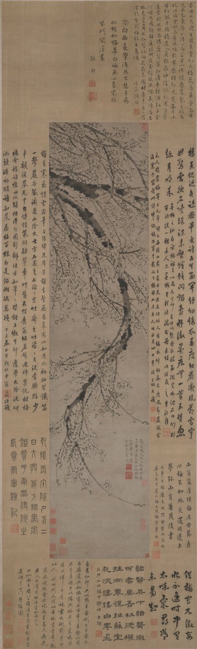 Inktpruim door Wang Mian