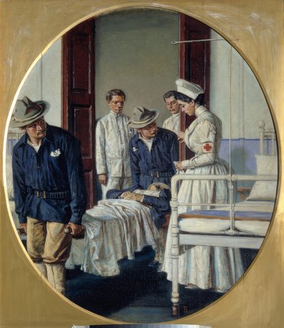 In een lazaret door Wassili W. Werestschagin